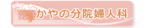 かやの分院婦人科